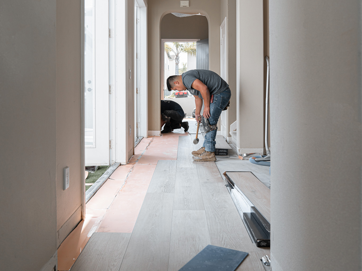 Bixby Plaza Flooring project